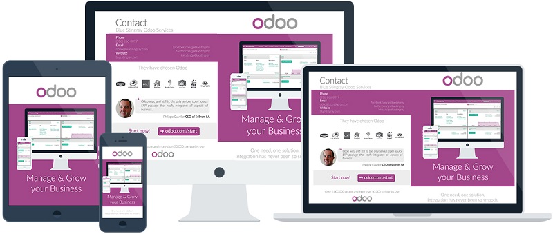 Odoo - Prueba 3 a tres columnas
