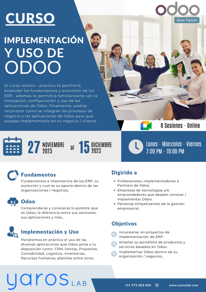 Curso: Implementación y uso de Odoo